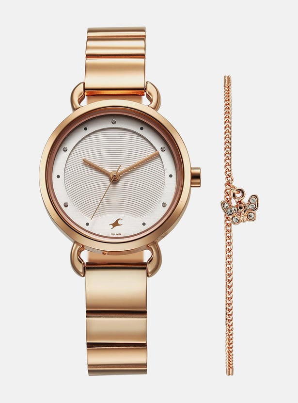 FASTRACK Watch with Bracelet - NU6221WM02F