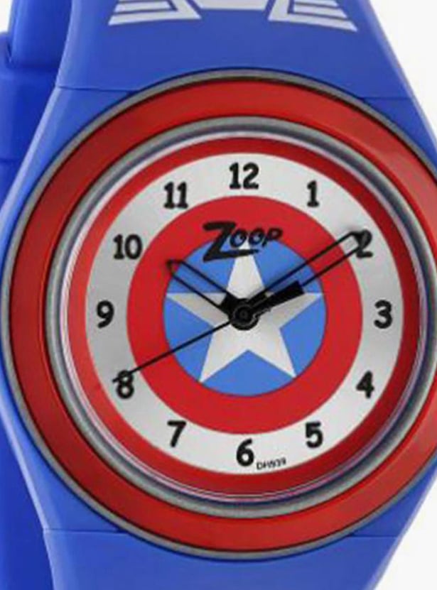 ZOOP Unisex Marvel Captain America Analog Watch - NVC4048PP18