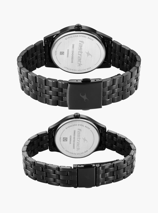 FASTRACK Analog Couple Watch Set - NU33056296NM02