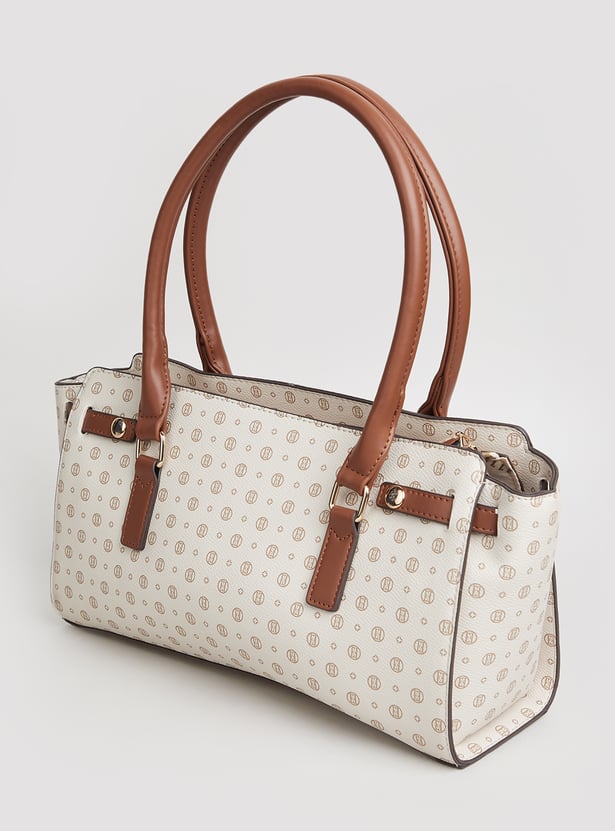 ELLE Printed Handheld Bag