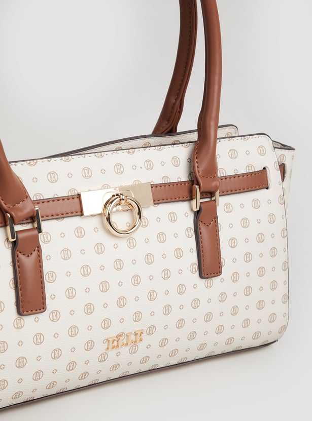 ELLE Printed Handheld Bag