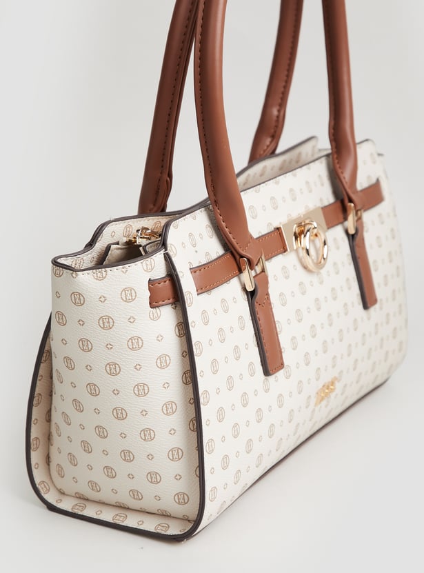 ELLE Printed Handheld Bag
