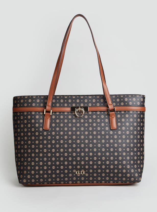 ELLE Textured Shoulder Bag