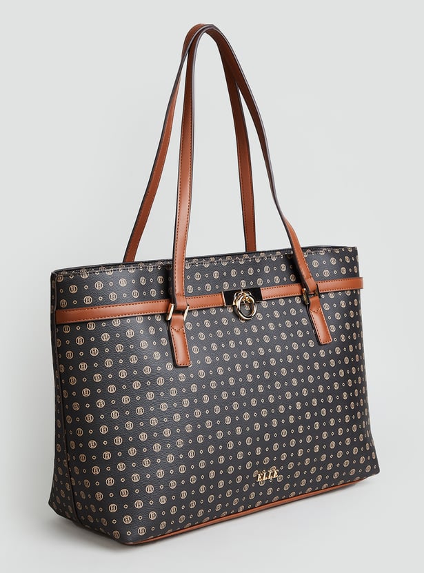 ELLE Textured Shoulder Bag