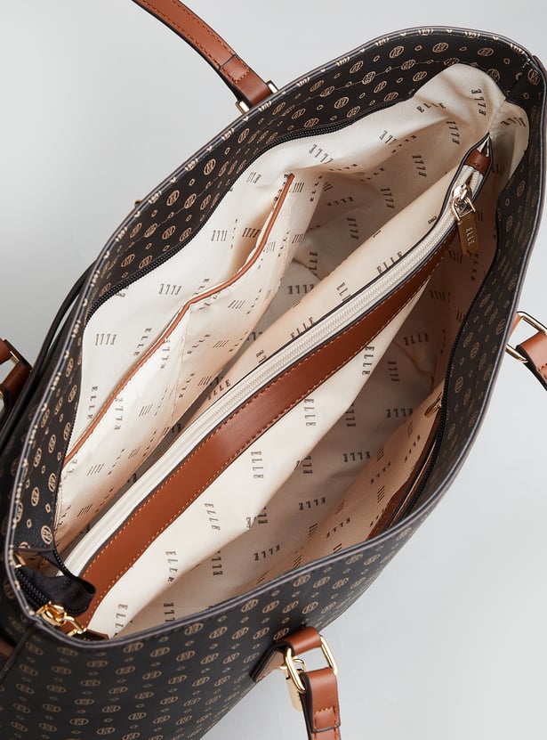 ELLE Textured Shoulder Bag