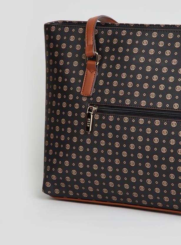 ELLE Textured Shoulder Bag