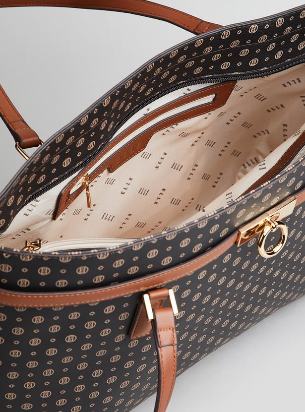 ELLE Textured Shoulder Bag