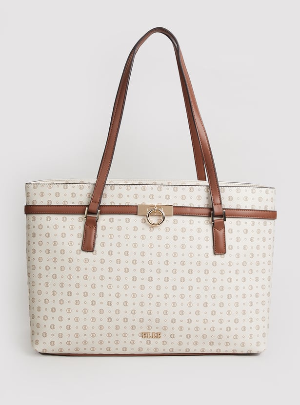 ELLE Textured Shoulder Bag