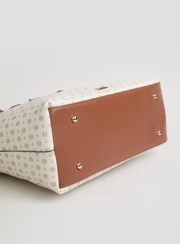 ELLE Textured Shoulder Bag