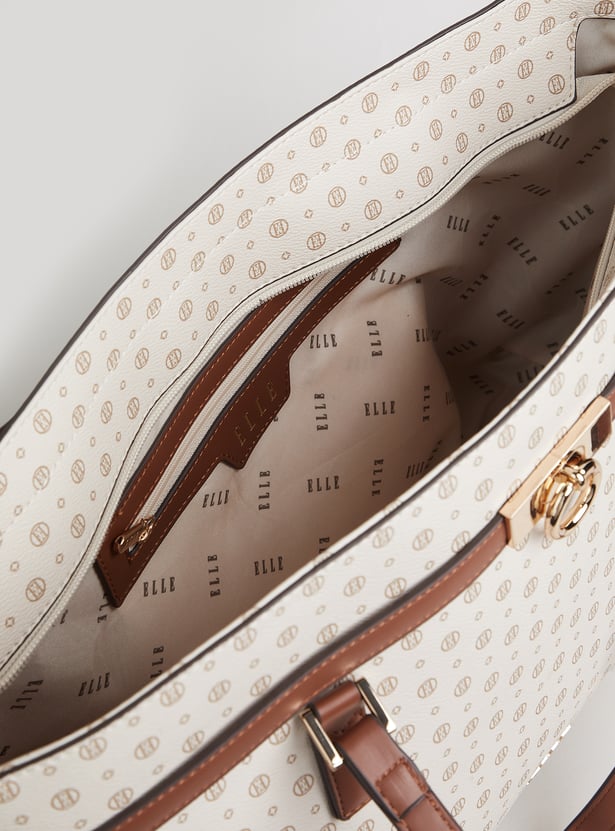 ELLE Textured Shoulder Bag