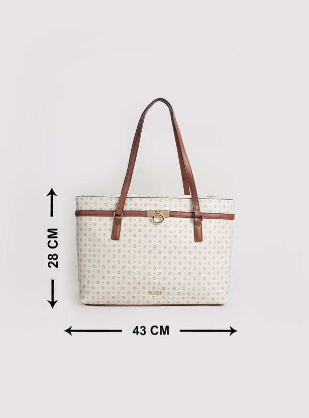 ELLE Textured Shoulder Bag