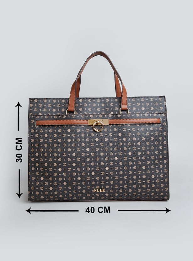 ELLE Patterned Laptop Bag