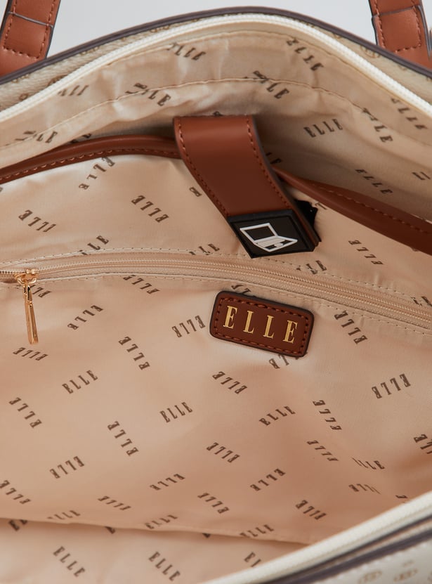 ELLE Patterned Laptop Bag