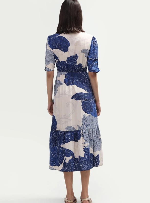 RAREISM Floral Print Midi Dress