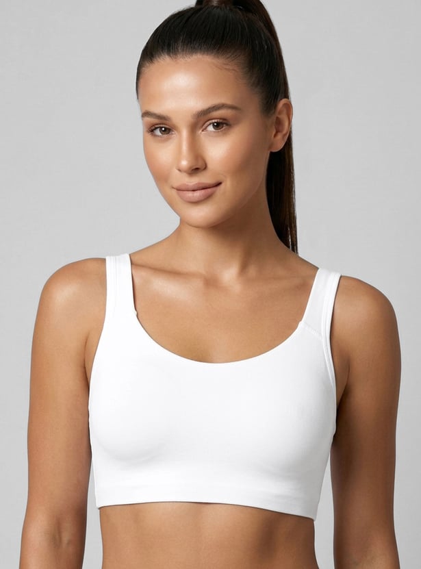 ENAMOR Non Padded Non Wired Seamless Bra - Pack of 2
