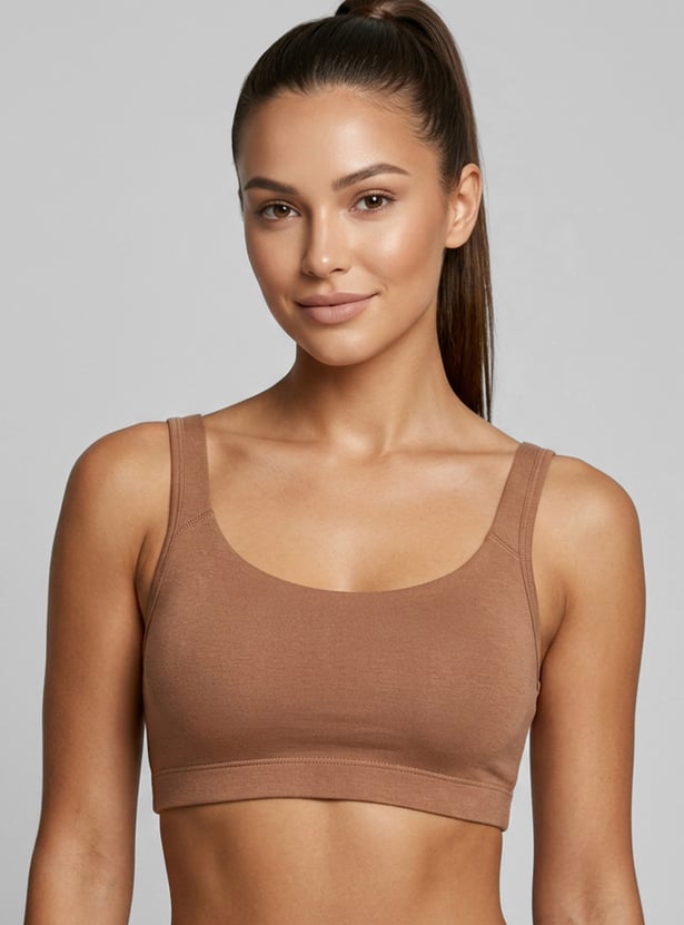 ENAMOR Non Padded Non Wired Seamless Bra - Pack of 2