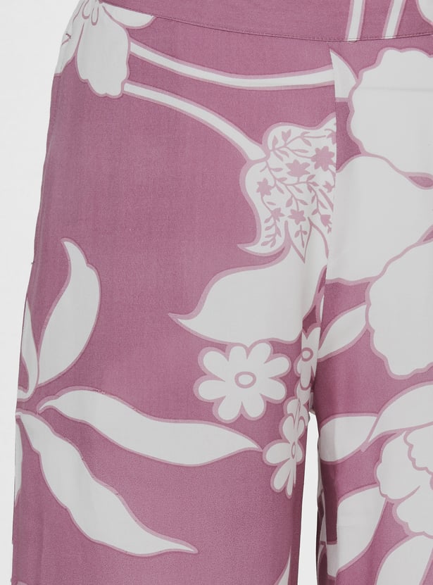 MELANGE Floral Print Kurta Set