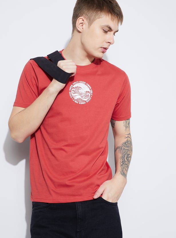 FORCA Graphic Print Crew Neck T-shirt