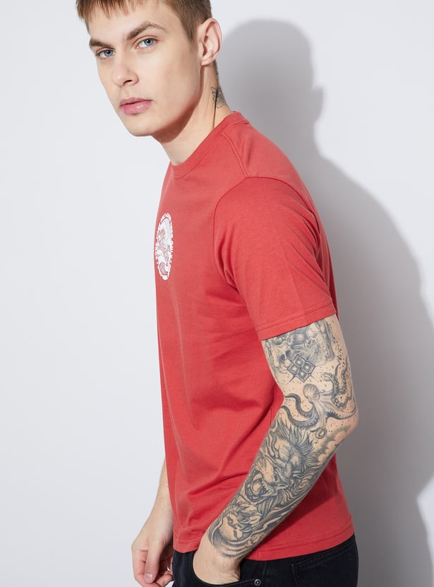 FORCA Graphic Print Crew Neck T-shirt