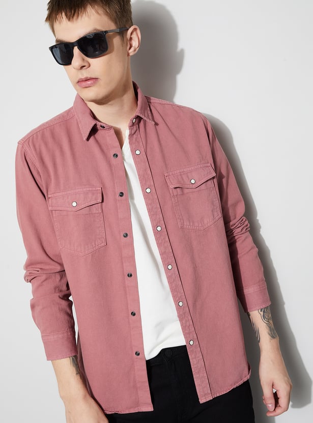 FORCA Solid Smart Fit Shirt