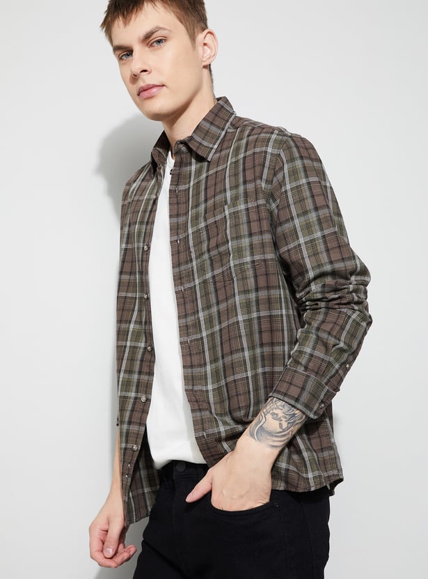 FORCA Checked Smart Fit Shirt