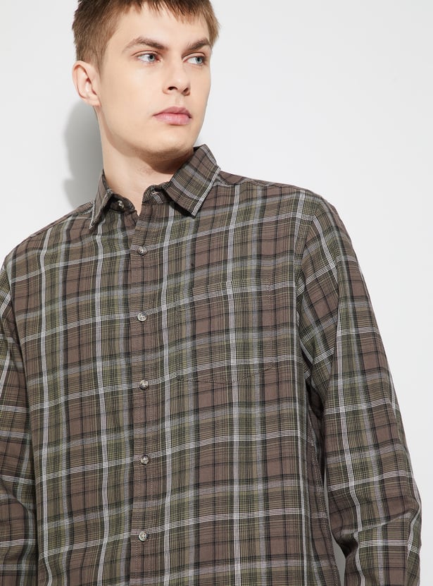 FORCA Checked Smart Fit Shirt