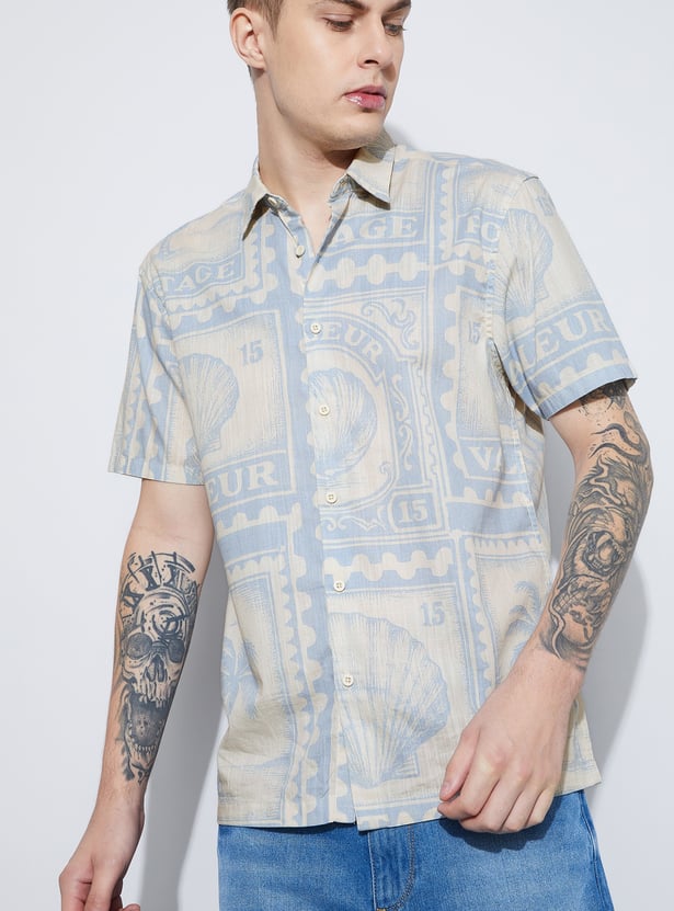 FORCA Printed Smart Fit Shirt