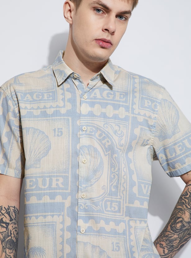 FORCA Printed Smart Fit Shirt