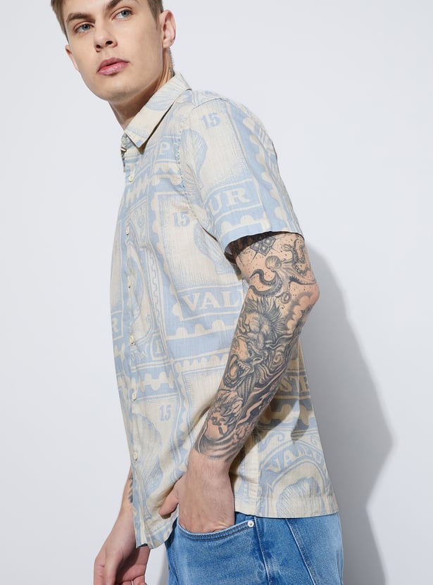 FORCA Printed Smart Fit Shirt