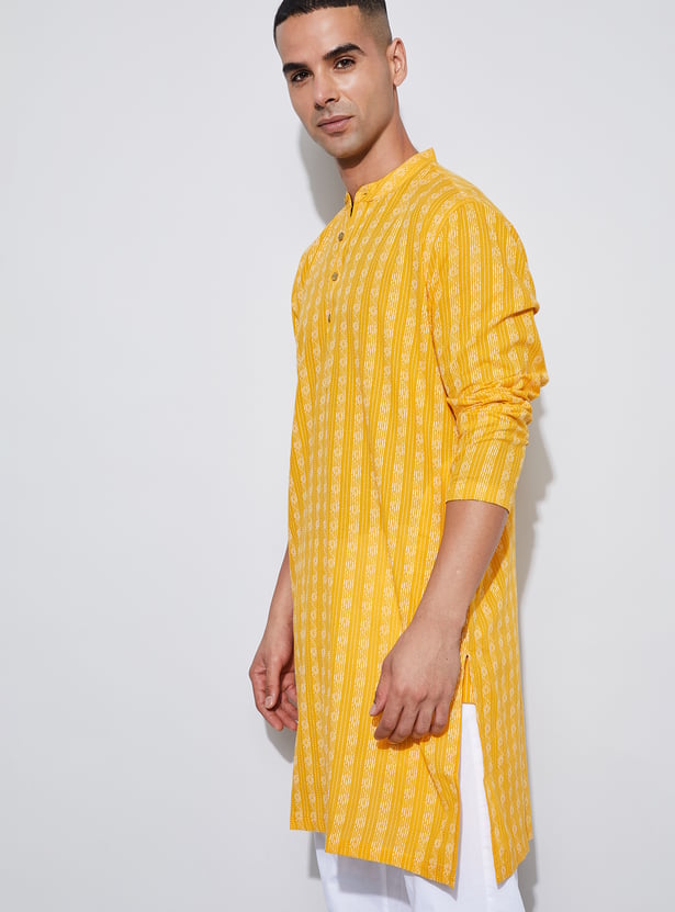 MELANGE Striped Straight Kurta