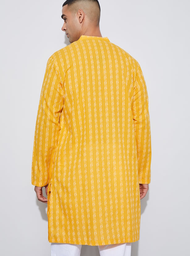 MELANGE Striped Straight Kurta