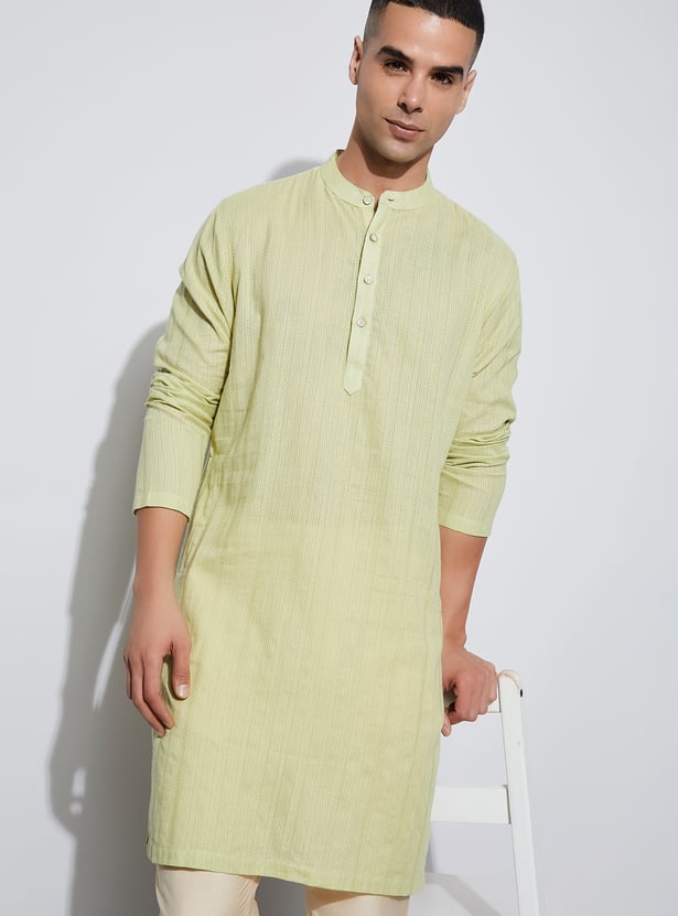 MELANGE Floral Design Straight Kurta