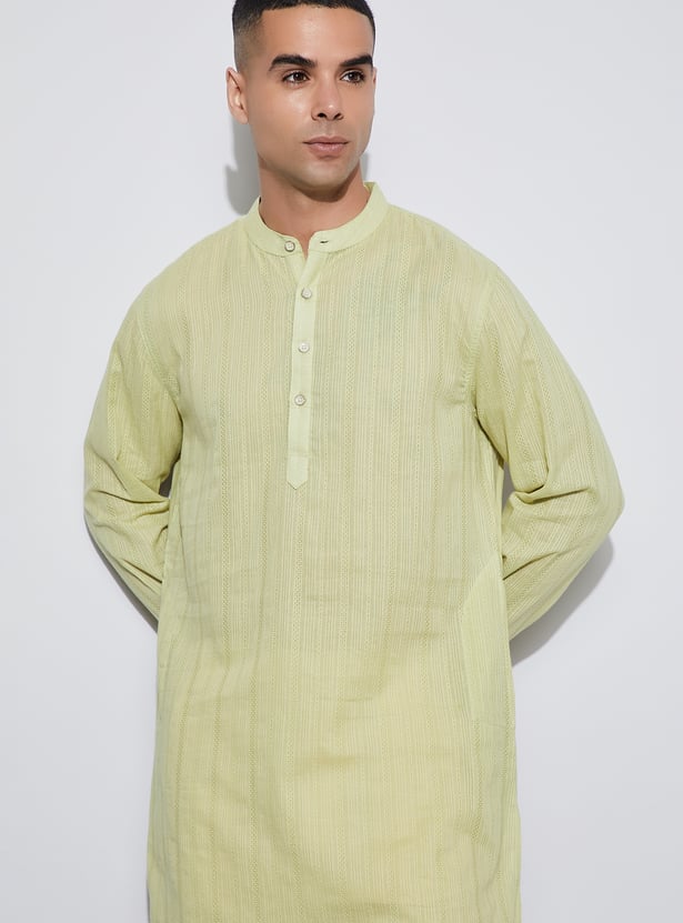 MELANGE Floral Design Straight Kurta