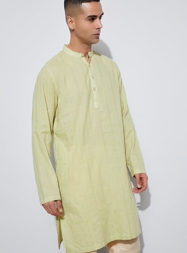 MELANGE Floral Design Straight Kurta