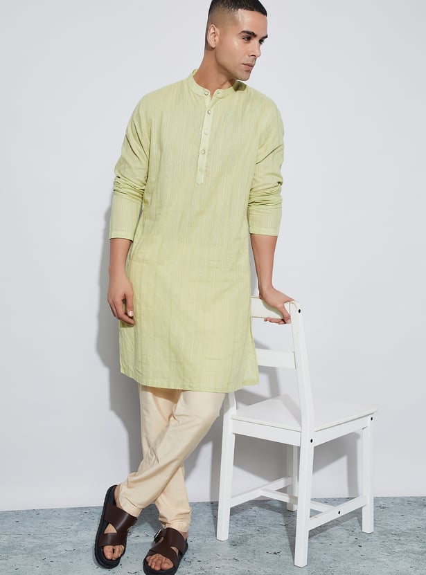 MELANGE Floral Design Straight Kurta