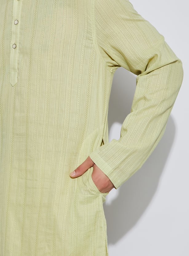 MELANGE Floral Design Straight Kurta