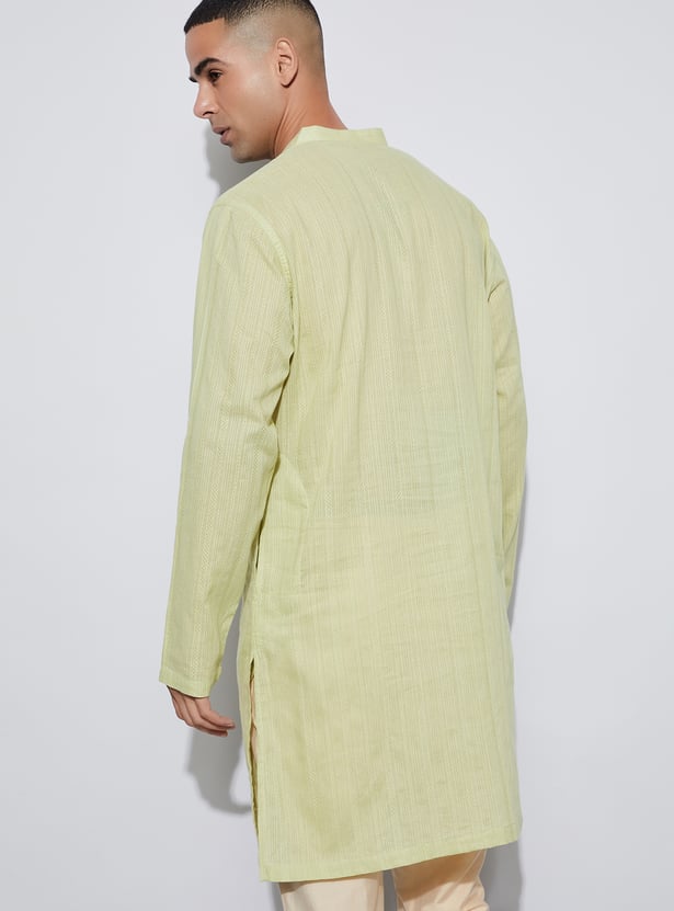MELANGE Floral Design Straight Kurta