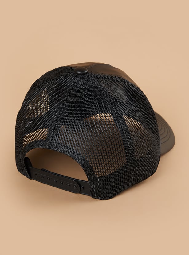 Smiley World Applique Design Baseball Cap