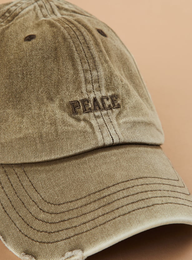 Smiley World Embroidered Baseball Cap