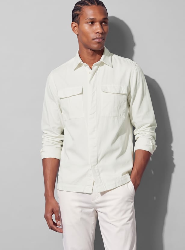 CODE UNWIND Solid Casual Jacket