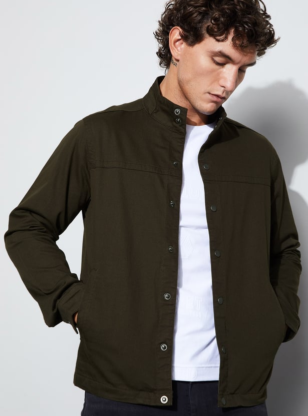 CODE Solid Casual Jacket