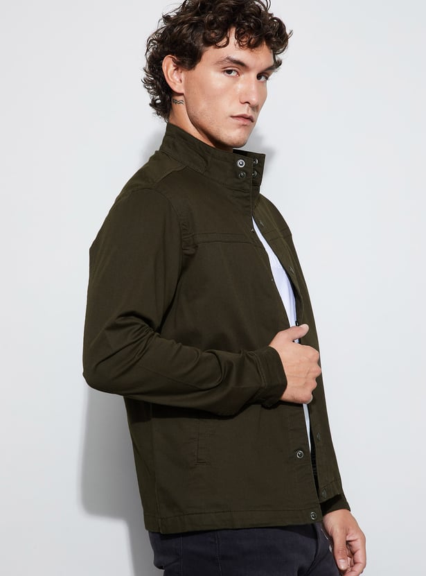 CODE Solid Casual Jacket