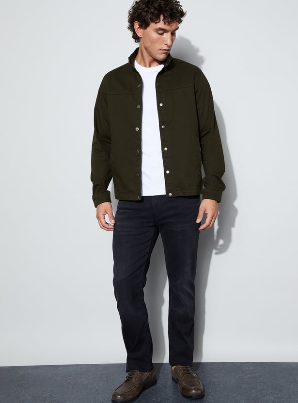 CODE Solid Casual Jacket