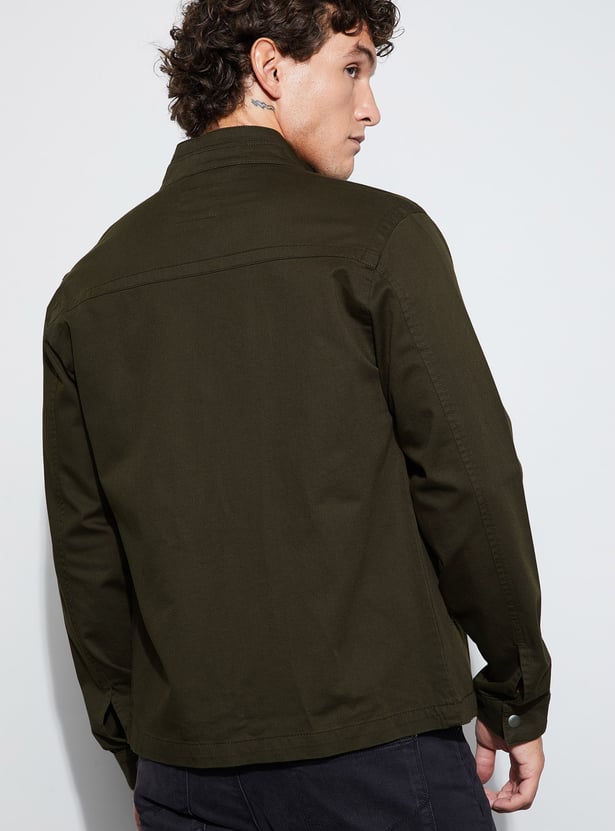 CODE Solid Casual Jacket
