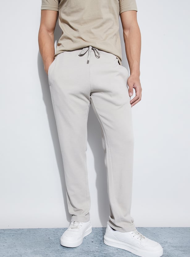 FAME FOREVER Textured Track Pants