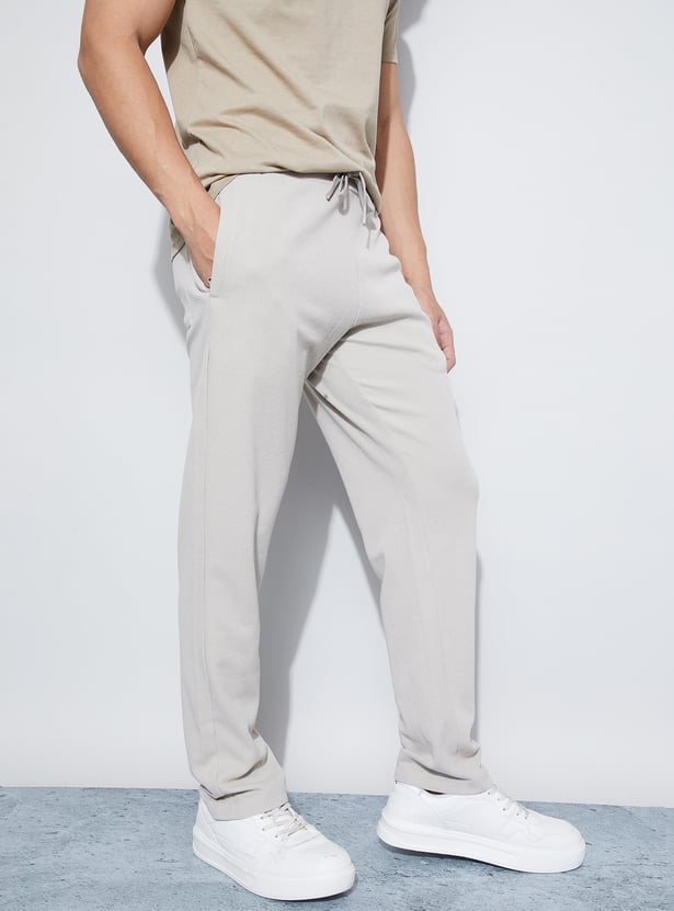 FAME FOREVER Textured Track Pants