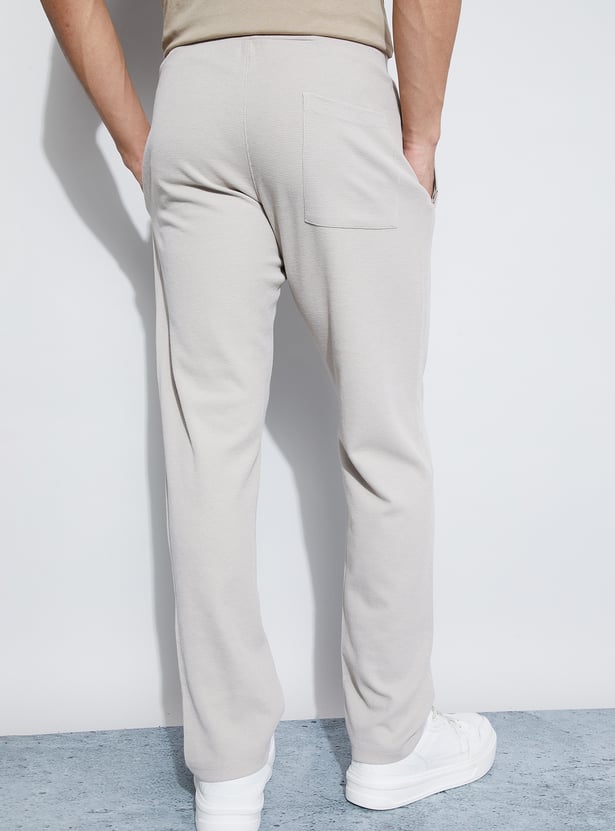 FAME FOREVER Textured Track Pants