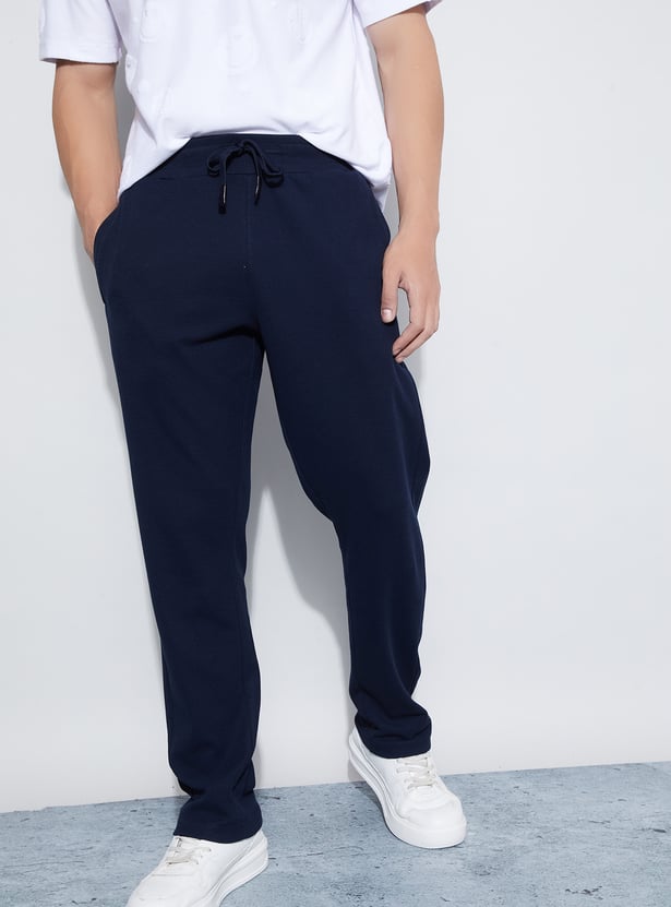 FAME FOREVER Textured Track Pants