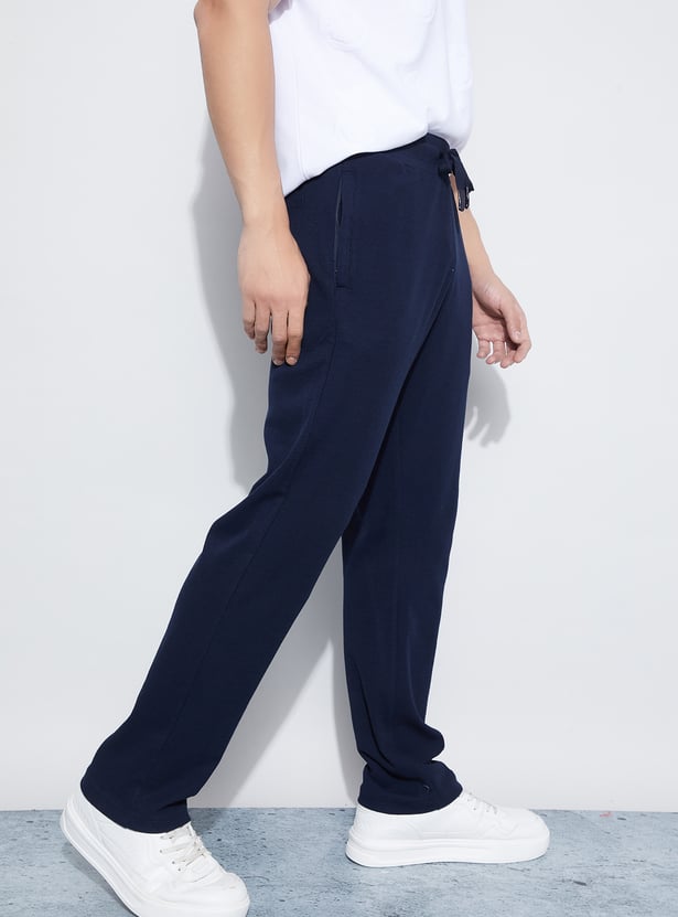 FAME FOREVER Textured Track Pants