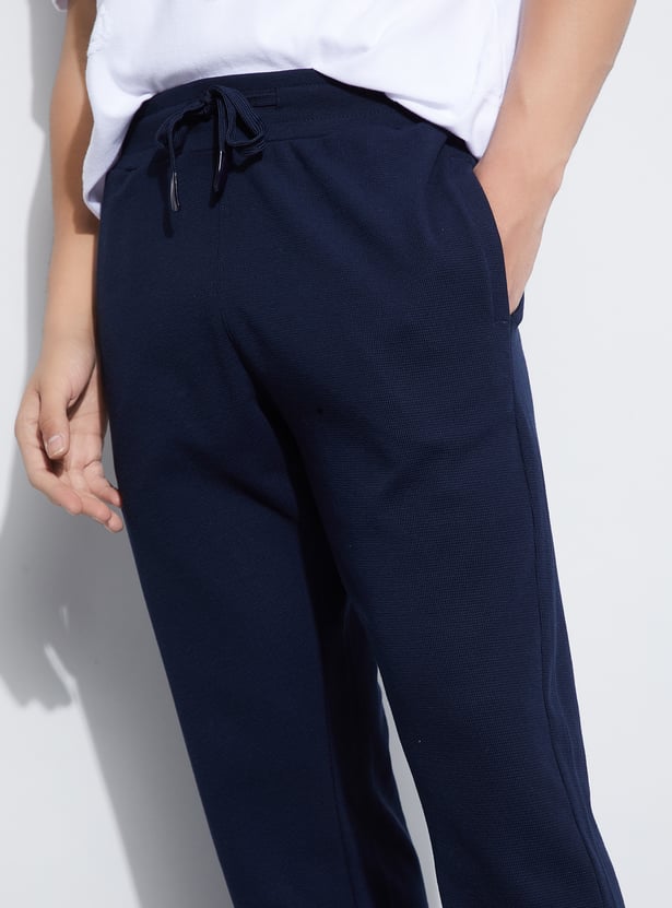 FAME FOREVER Textured Track Pants